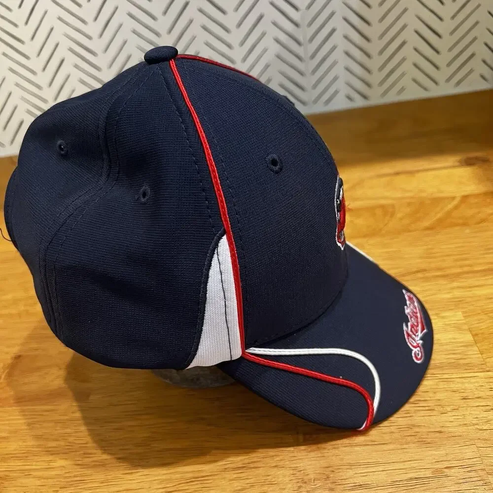 Cleveland Indians Hat Cap Adjust Youth Blue‎ Wahoo MLB Baseball Forty Seven 47